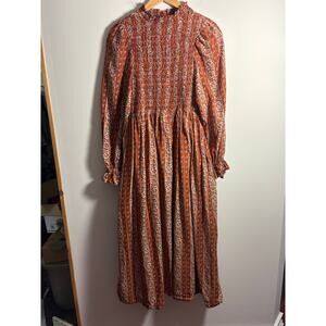 Marie Oliver Maxi Freddie Dress Sedona  Silk Blend